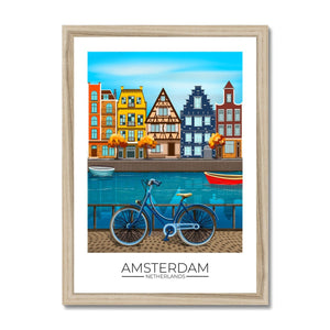 
                  
                    Amsterdam Travel Poster Print - Dreamers who Travel
                  
                