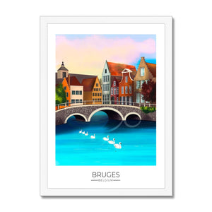 
                  
                    Bruges Travel Poster Print - Dreamers who Travel
                  
                