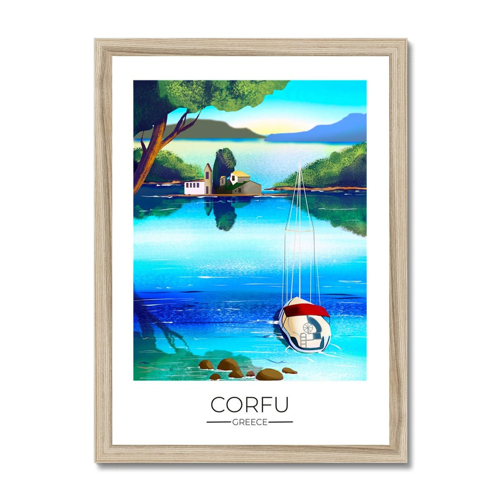 
                  
                    Corfu Travel Poster Print - Dreamers who Travel
                  
                
