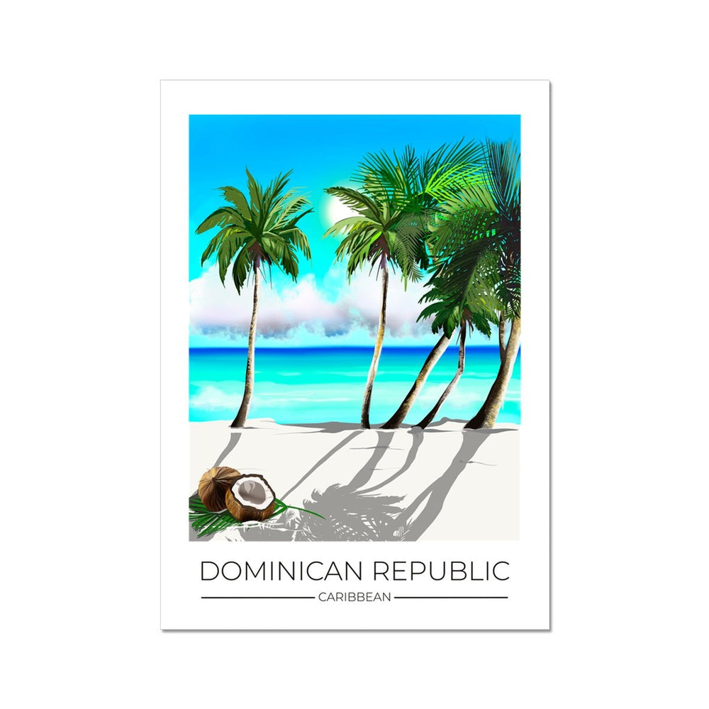 Dominican Republic Travel Poster Print - Dreamers who Travel