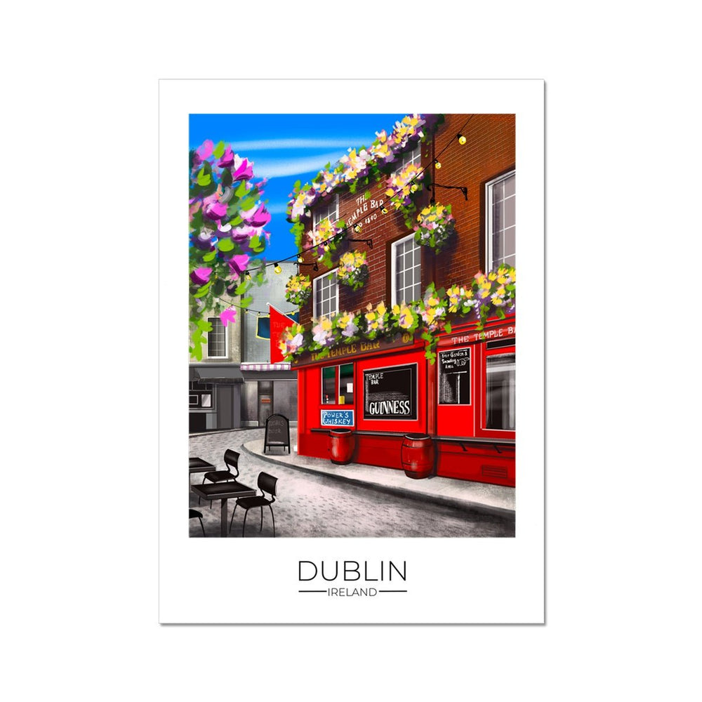 Dublin Travel Poster Print - Dreamers who Travel