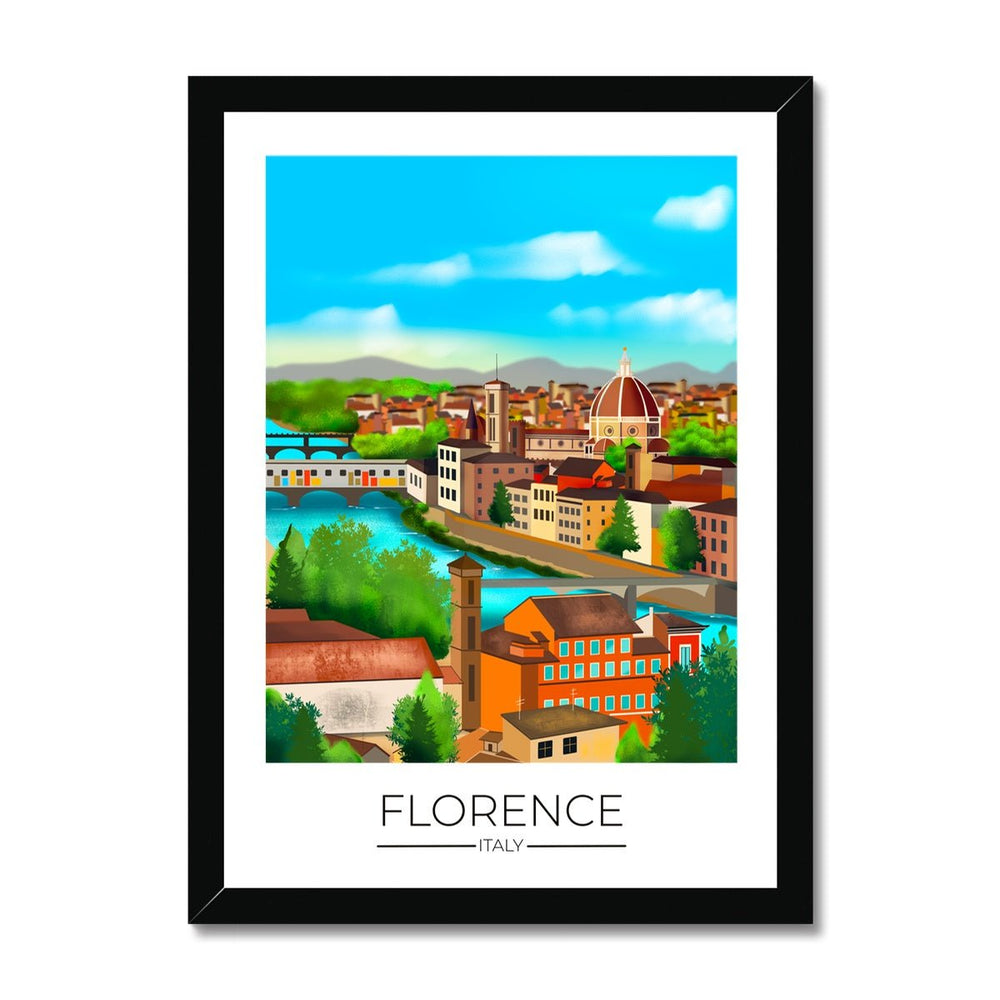 Florence Travel Poster Print - Dreamers who Travel