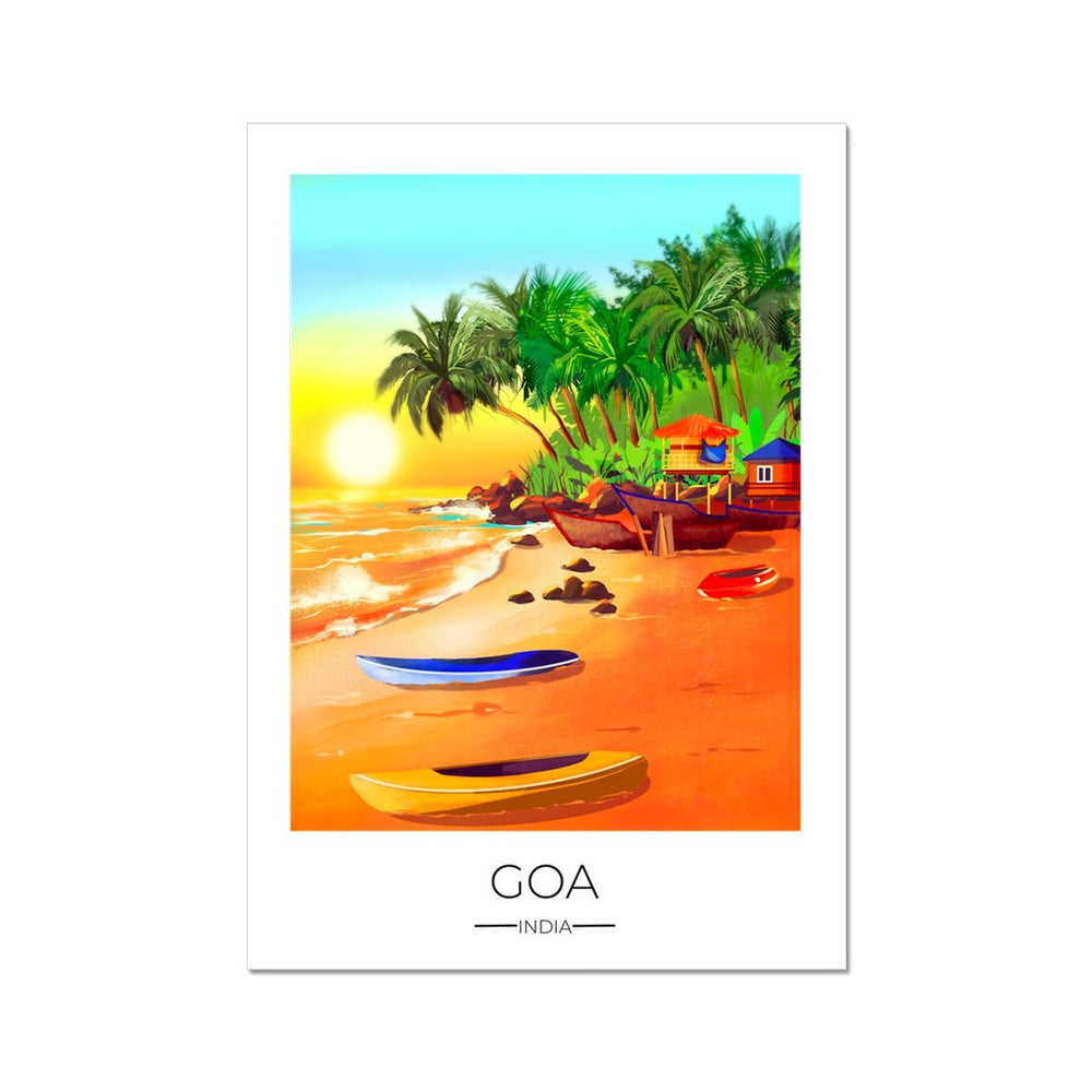 Goa Travel Poster Print - Dreamers who Travel