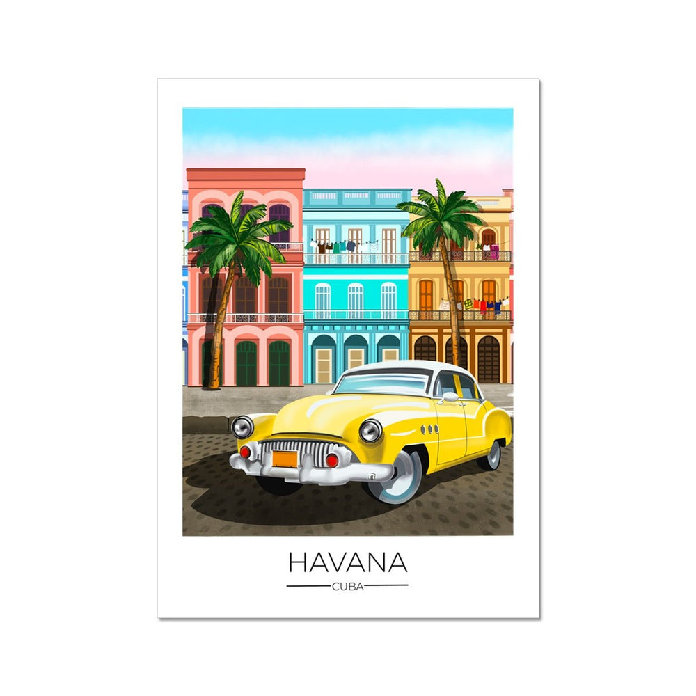 Havana Travel Poster Print - Dreamers who Travel