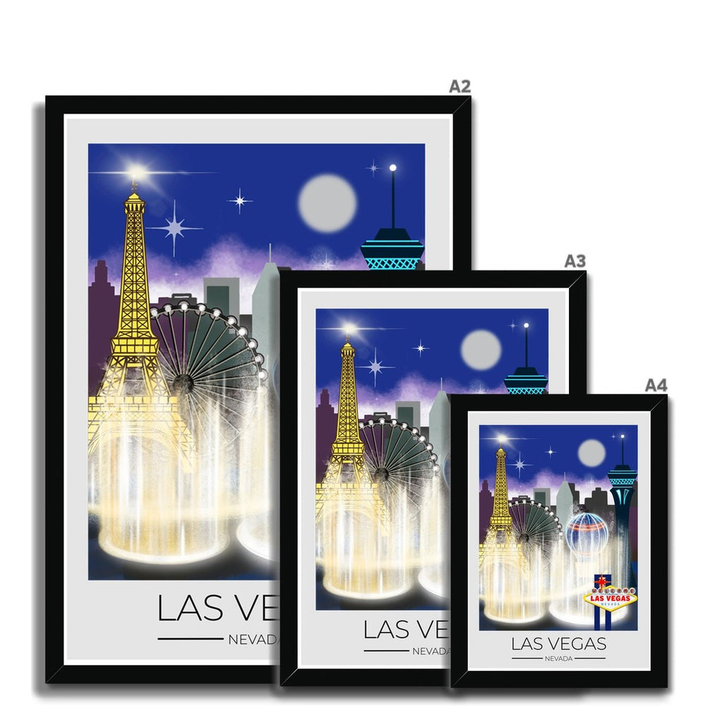 
                  
                    Las Vegas Travel Poster Print - Dreamers who Travel
                  
                