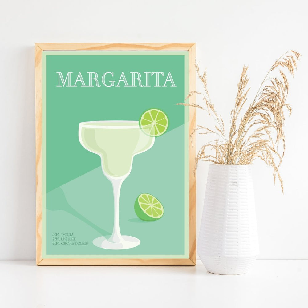 
                  
                    Margarita Cocktail Poster Print - Dreamers who Travel
                  
                