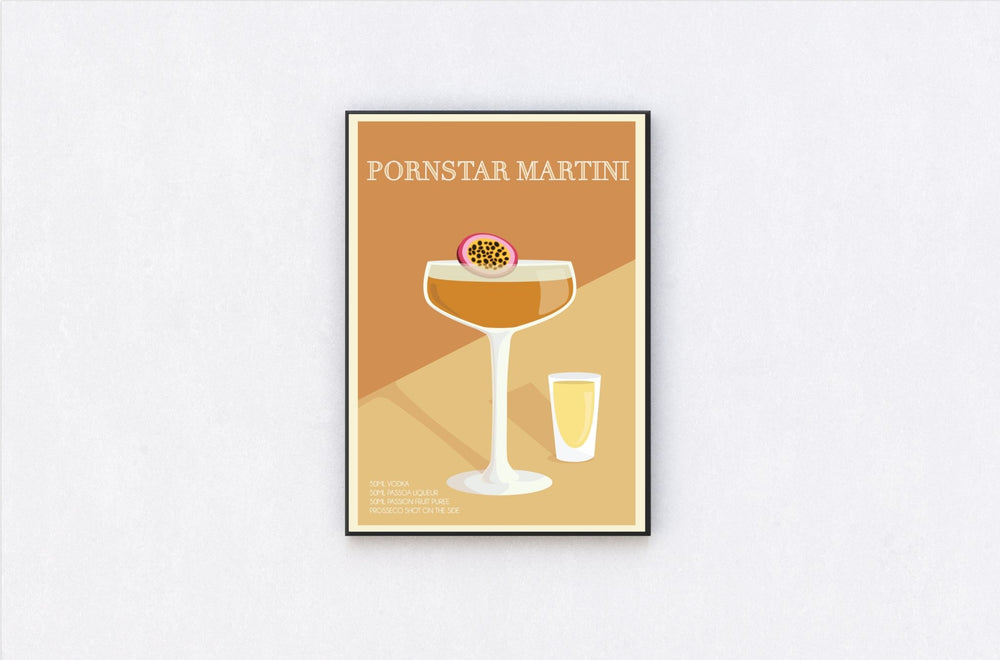 
                  
                    Pornstar Martini Cocktail Poster Print - Dreamers who Travel
                  
                