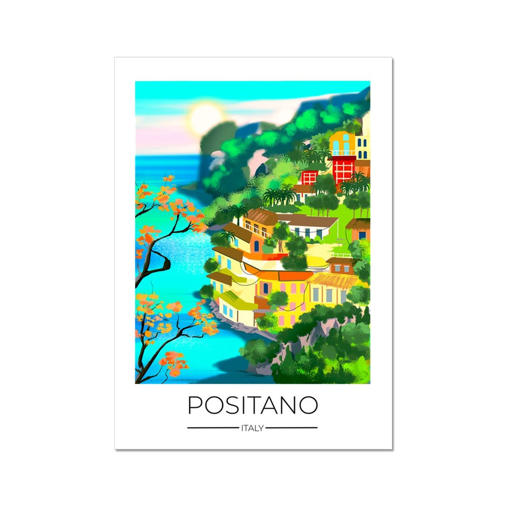 Positano Travel Poster Print - Dreamers who Travel