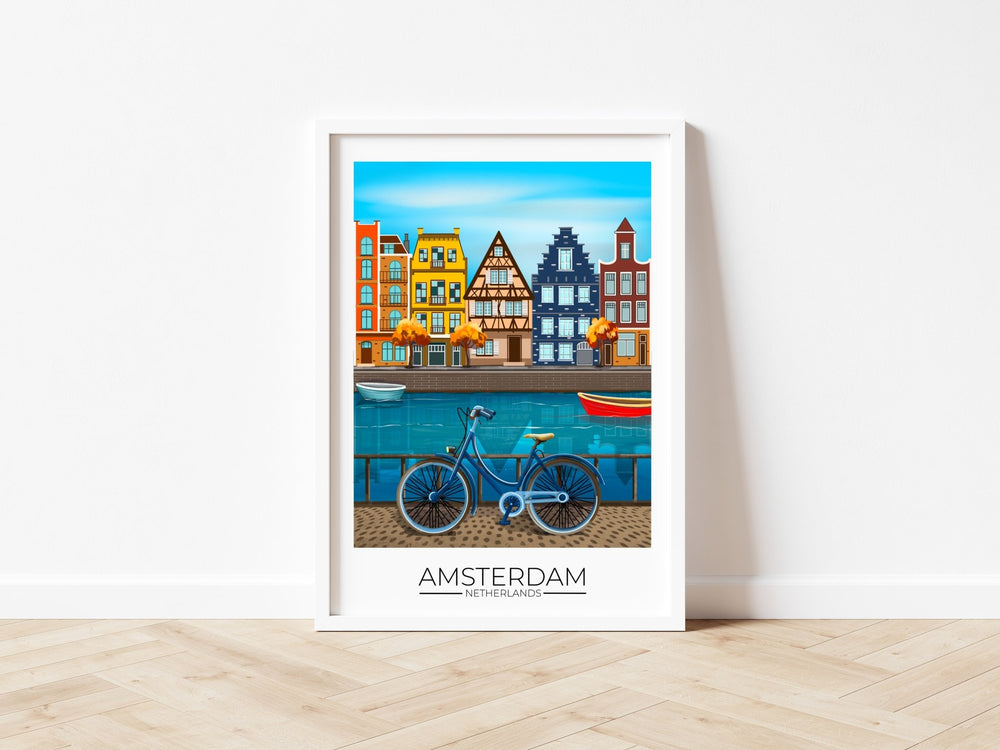 
                  
                    Amsterdam Travel Poster Print - Dreamers who Travel
                  
                