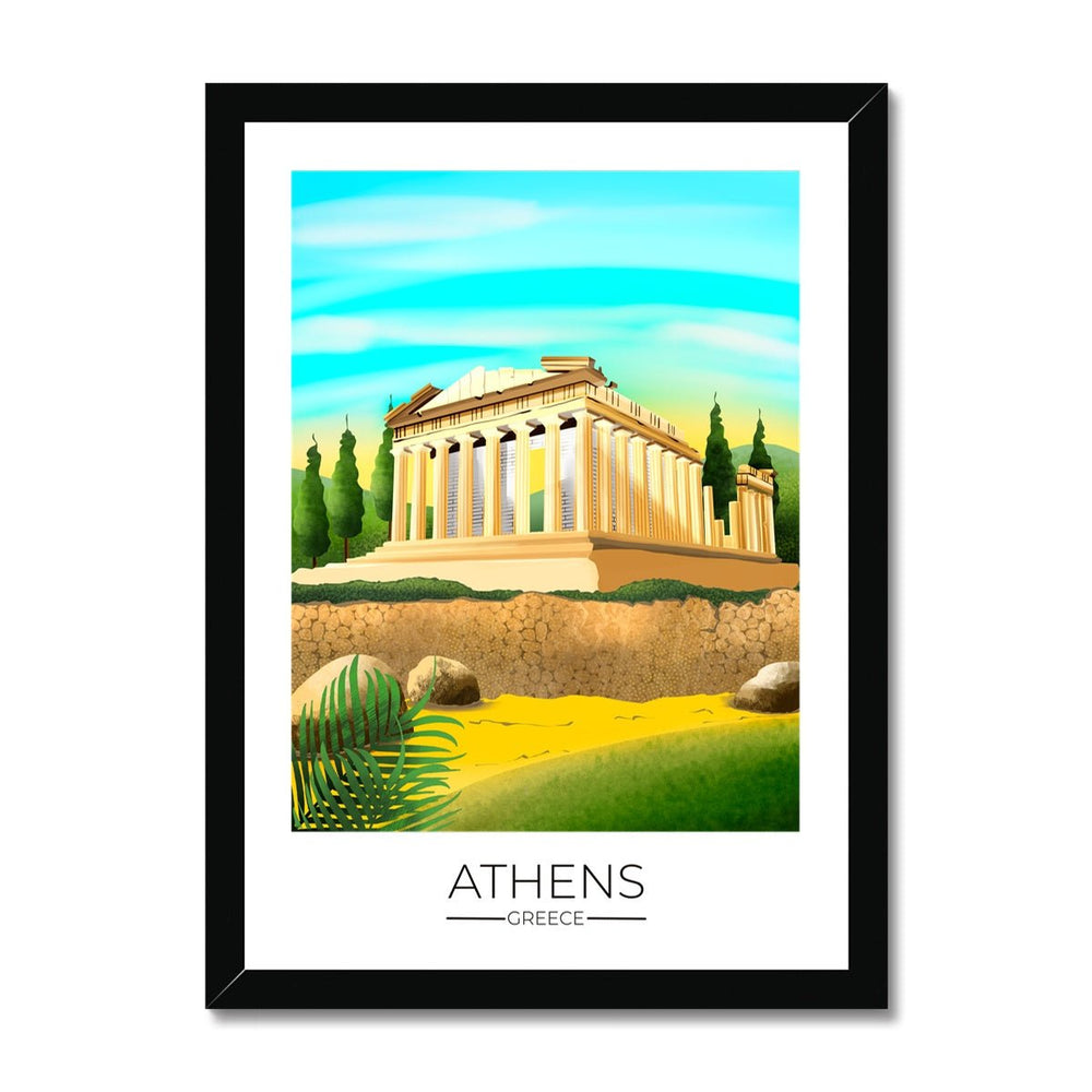 
                  
                    Athens Travel Poster Print - Dreamers who Travel
                  
                