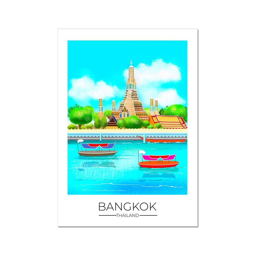 Bangkok Travel Poster Print - Dreamers who Travel