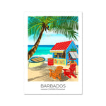 Barbados Travel Poster Print - Dreamers who Travel