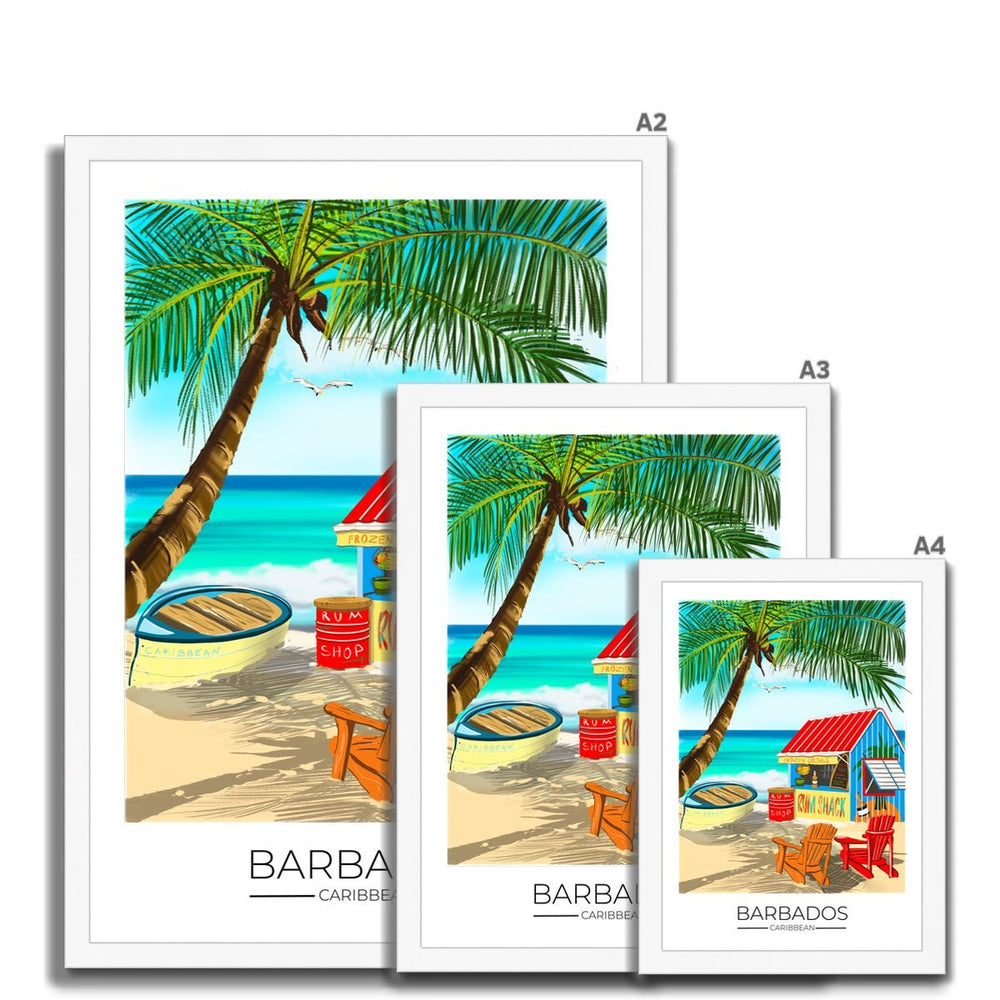 
                  
                    Barbados Travel Poster Print - Dreamers who Travel
                  
                