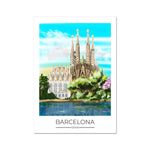 Barcelona Travel Poster Print - Dreamers who Travel