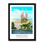 Barcelona Travel Poster Print - Dreamers who Travel