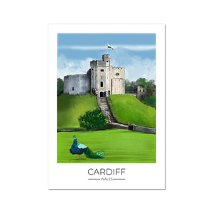 
                  
                    Cardiff Travel Poster Print - Dreamers who Travel
                  
                
