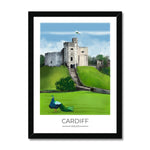 Cardiff Travel Poster Print - Dreamers who Travel