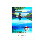 Corfu Travel Poster Print - Dreamers who Travel
