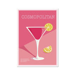 Cosmopolitan Cocktail Poster Print - Dreamers who Travel
