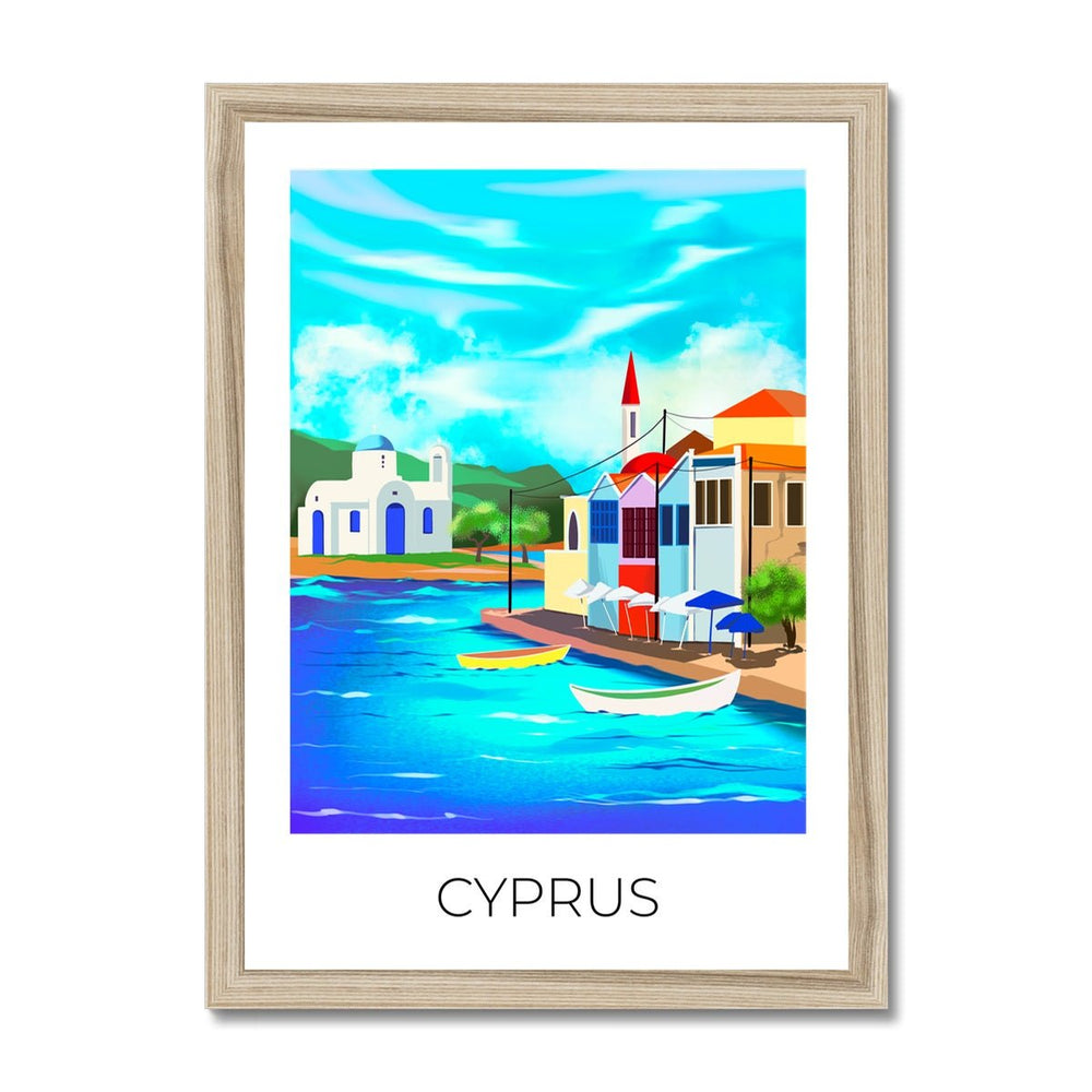 
                  
                    Cyprus Travel Poster Print - Dreamers who Travel
                  
                