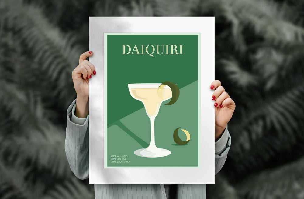 
                  
                    Daiquiri Cocktail Poster Print - Dreamers who Travel
                  
                