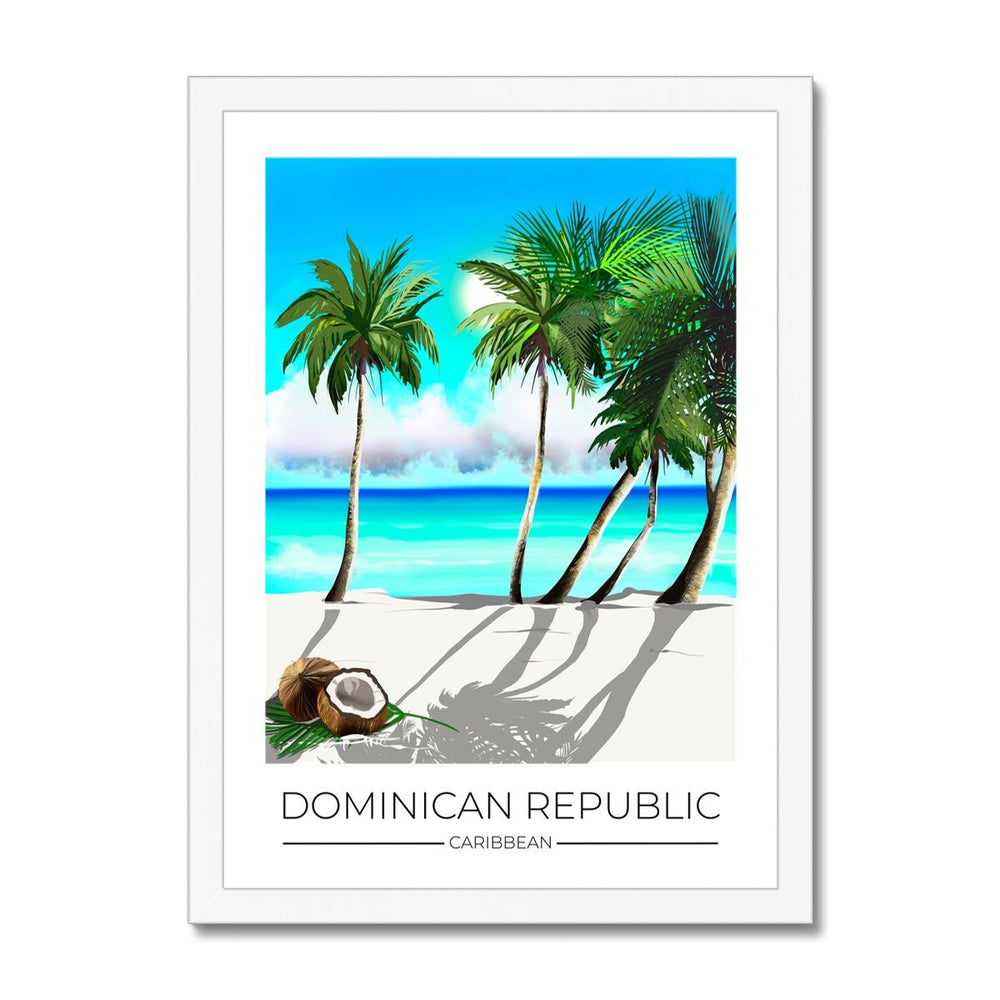 
                  
                    Dominican Republic Travel Poster Print - Dreamers who Travel
                  
                