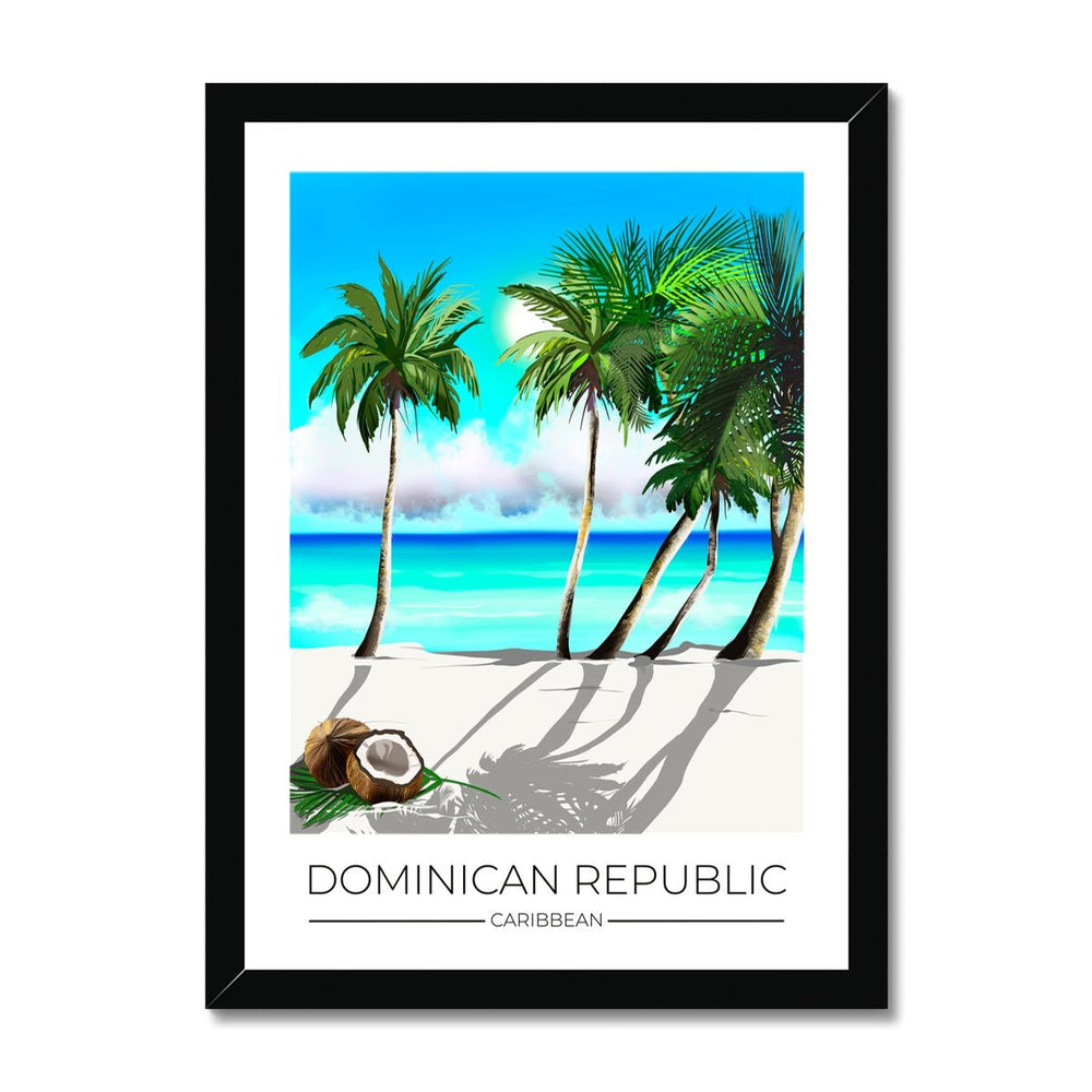 
                  
                    Dominican Republic Travel Poster Print - Dreamers who Travel
                  
                