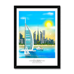 Dubai Travel Poster Print - Dreamers who Travel