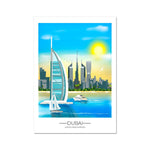 Dubai Travel Poster Print - Dreamers who Travel