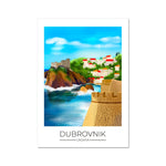 Dubrovnik Travel Poster Print - Dreamers who Travel