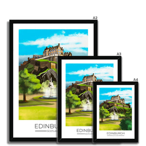 
                  
                    Edinburgh Travel Poster Print - Dreamers who Travel
                  
                