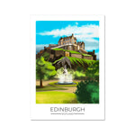 Edinburgh Travel Poster Print - Dreamers who Travel