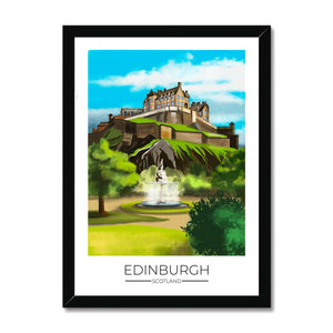 
                  
                    Edinburgh Travel Poster Print - Dreamers who Travel
                  
                