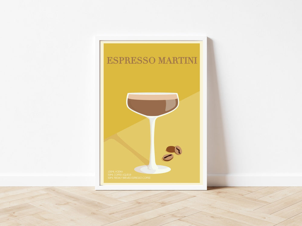 
                  
                    Espresso Martini Cocktail Poster Print - Dreamers who Travel
                  
                