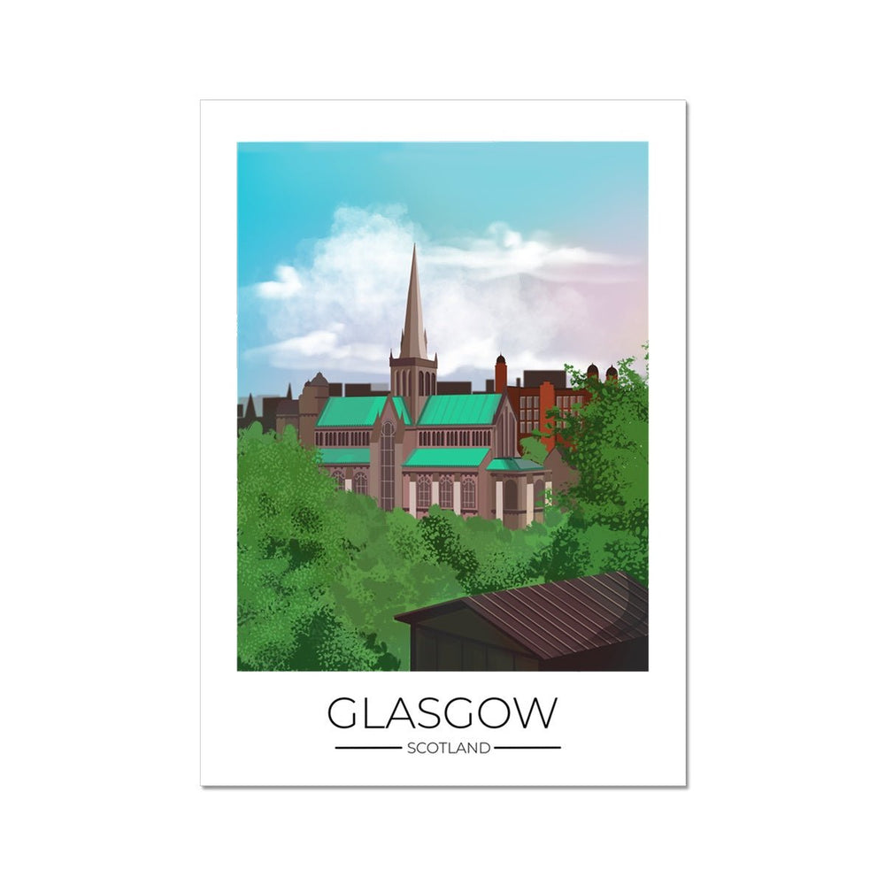 Glasgow Travel Poster Print - Dreamers who Travel