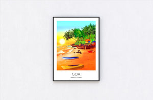 
                  
                    Goa Travel Poster Print - Dreamers who Travel
                  
                
