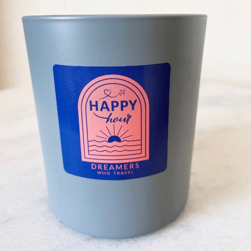 
                  
                    Happy Hour Soy Wax Candle - Dreamers who Travel
                  
                