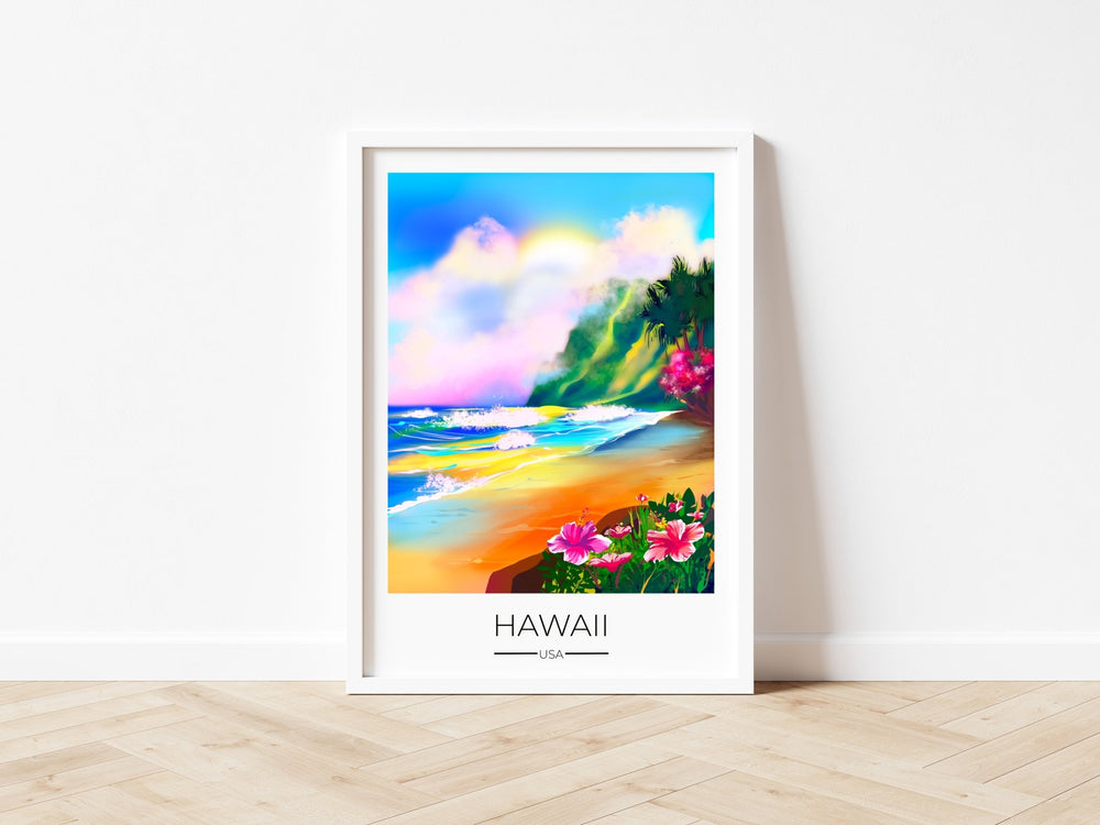 
                  
                    Hawaii Travel Poster Print - Dreamers who Travel
                  
                