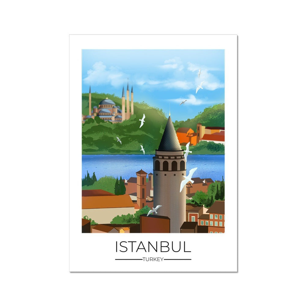 Istanbul Travel Poster Print - Dreamers who Travel