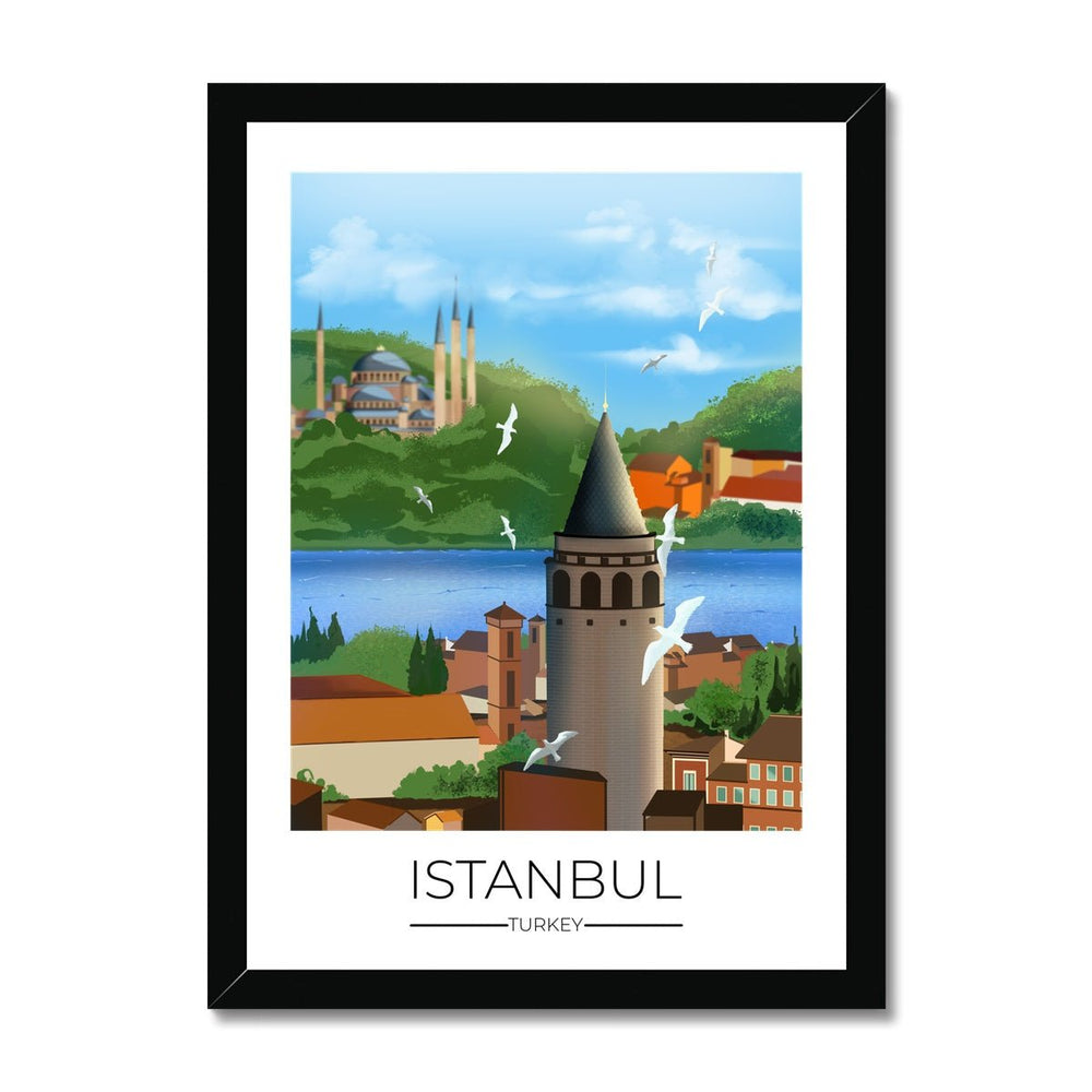 Istanbul Travel Poster Print - Dreamers who Travel