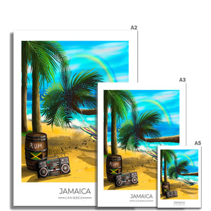 
                  
                    Jamaica Travel Poster Print - Dreamers who Travel
                  
                