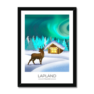 
                  
                    Lapland Travel Poster Print - Dreamers who Travel
                  
                