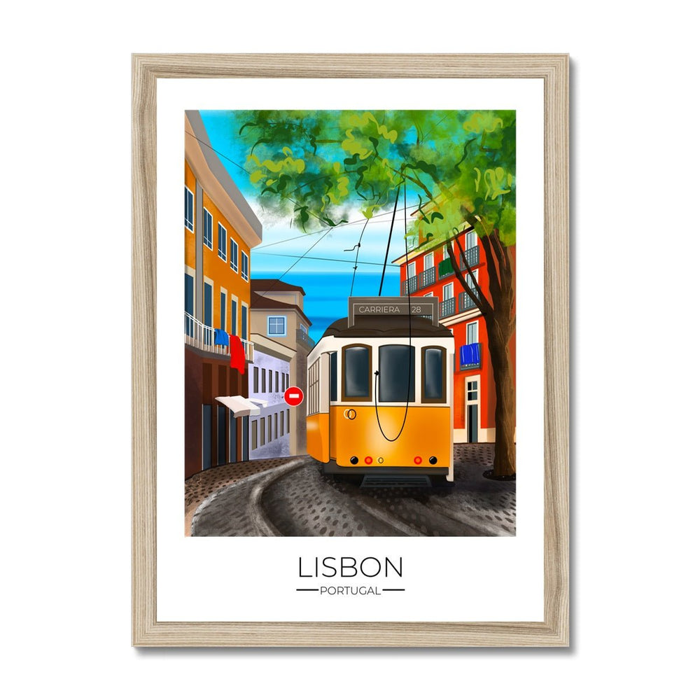 
                  
                    Lisbon Travel Poster Print - Dreamers who Travel
                  
                