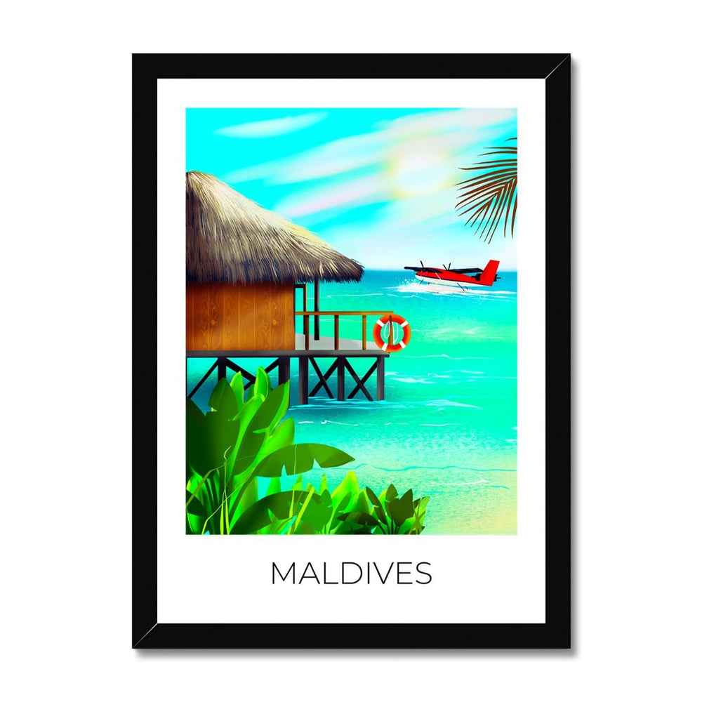 Maldives Travel Poster Print - Dreamers who Travel