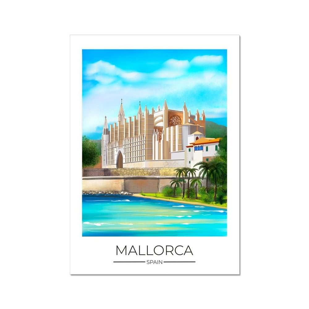 Mallorca Travel Poster Print - Dreamers who Travel
