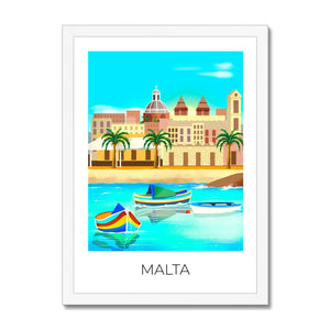 
                  
                    Malta Travel Poster Print - Dreamers who Travel
                  
                