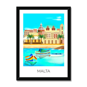 
                  
                    Malta Travel Poster Print - Dreamers who Travel
                  
                