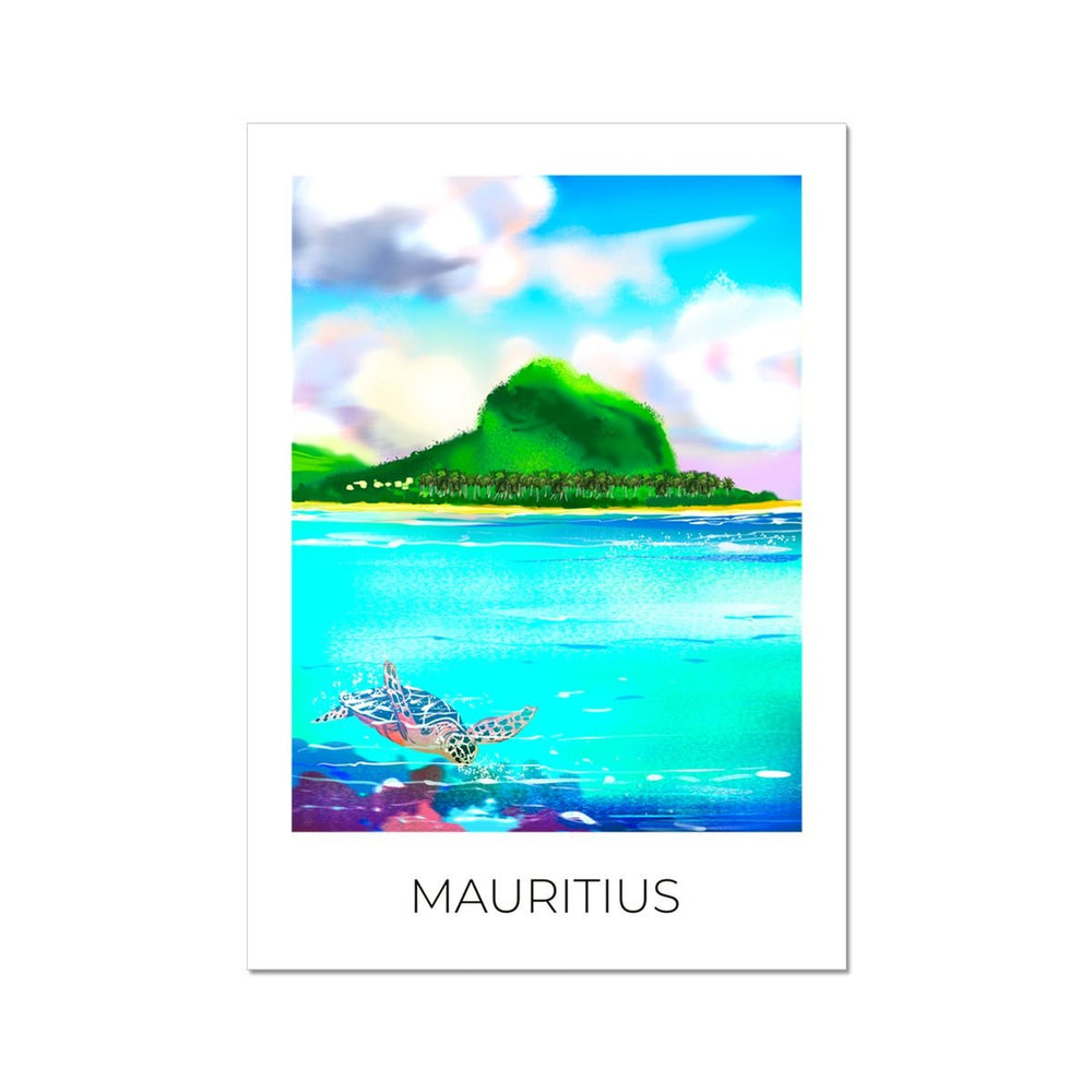 
                  
                    Mauritius Travel Poster Print - Dreamers who Travel
                  
                