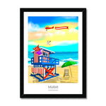 Miami Travel Poster Print - Dreamers who Travel