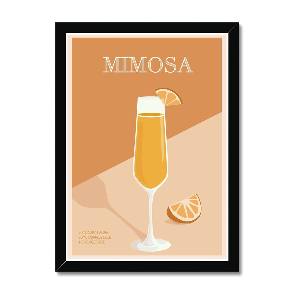 Mimosa Cocktail Poster Print - Dreamers who Travel